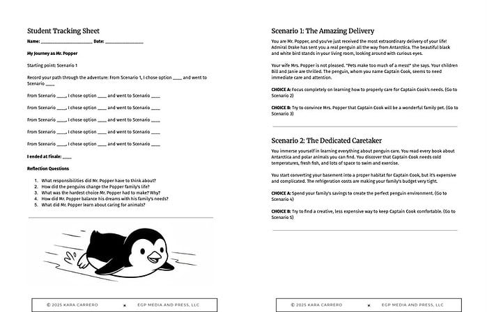 Screen-Shot-2025-09-15-at-11.38.09-AM.png 1. Engaging homeschool student tracking sheet with scenarios and reflection questions for effective homeschooling and child care.