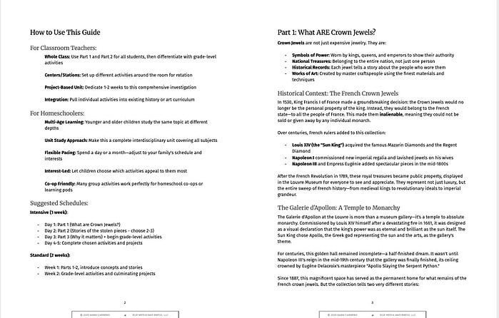 Screen Shot 2025-10-22 at 5.35.10 PM 2025 Louvre Heist: French Crown Jewels Investigation | Grades 1-12 History Unit