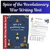 Spies of the Rev War Writing 700 This is a six-lesson curriculum developing creative writing skills and enhancing history education. There is an ocean of colorful characters and fun learning opportunities around every corner in this book. Most educational experts agree that sensory learning becomes a part of the child forever. This is why we have added not only writing exercises but visual, auditory, and hands-on projects as well. Make a battle drum, create your own secret code, or memorize parts of a famous speech. We have specifically designed some activities for the boy-factor-the need to use large motor skills as they learn. These fun projects and activities will engage boys to roll play thus creating loads of ideas for stories and motivation to write! Even the reluctant writer will dive into the writing pool!