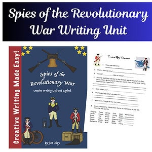 Spies of the Revolutionary War Writing Unit and Lapbook