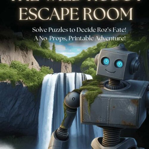 The-Wild-Robot-Escape-Room.zip-1.png A robot with a waterfall background, used for educational puzzles and printable adventure activities. Perfect for homeschool resources and engaging STEM learning experiences.