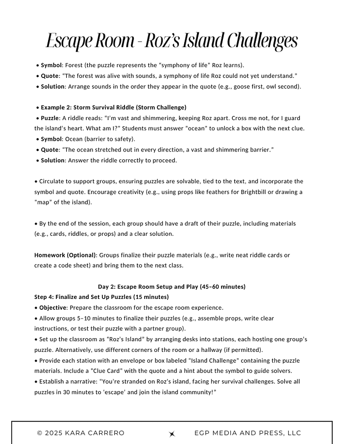 The-Wild-Robot-Escape-Room.zip-6.png Climate change homeschool activities, educational puzzle, survival challenge, island escape room, homeschooling science project, interactive homeschool puzzle, team-building educational activity, homeschool resource, critical thinking puzzle, classroom escape game.