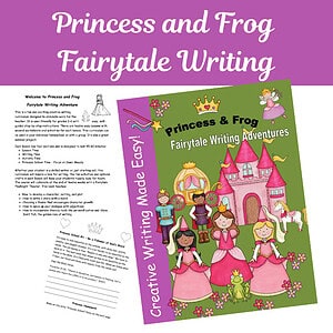 Princess and Frog Fairytale Writing