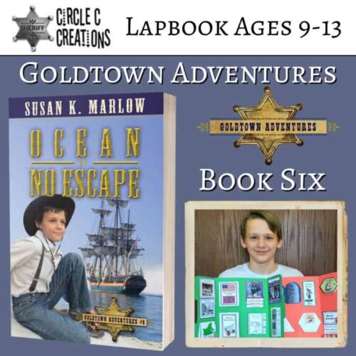 1. Homeschool resource co, kids book on ocean adventure for ages 9-13, educational homeschool curriculum, lapbook activities, history and science learning tools.