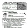 boh3 Loaded revolver with black powder and modern cartridge, black powder flask, and step-by-step instructions for loading a 1860s Colt navy revolver for homeschool history lessons.