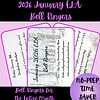2026 January ELA Bell Ringers