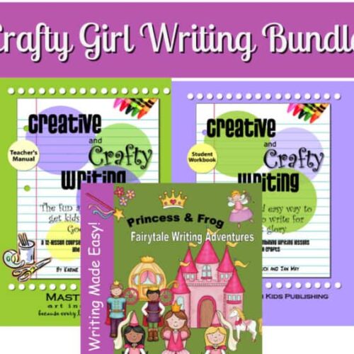cropped-Crafty-Girl-Writing-Bundle-2.jpg 1. Colorful homeschool craft girl writing bundle with creative and crafty writing activities, teacher's manual, and student workbook for engaging homeschool education.