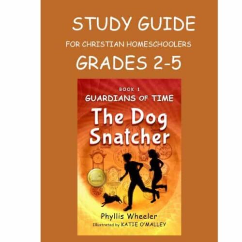 1. Homeschool resource guide for grades 2-5 featuring Christian study materials and the book "The Dog Snatcher" for homeschooling students.