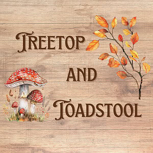 cropped-treetop-and-toadstool-logo-1.jpg Colorful fall-themed Treetop and Toadstool sign with autumn leaves and mushrooms for homeschool decor, educational resources, or homeschooling inspiration.