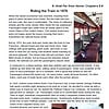 Historic steam train interior with wooden accents and plush seats, illustrating vintage railroad travel history.