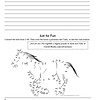 lrh1 A digital connect-the-dots puzzle featuring a horse, ideal for engaging homeschool learning activities. Perfect for educational fun, handwriting practice, and developing fine motor skills for kids.