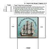 one2 Sailing ship craft activity for homeschool lessons, printable sailboat template, educational homeschool resource to teach maritime history and sailing ships.