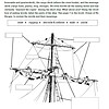 one3 A detailed diagram of a merchant clipper ship showing mast, rigging, shrouds, ratlines, sails, and yards, ideal for homeschooling science and shipbuilding lessons.