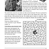pot3 Music box activity for homeschool learning about historical entertainment and sound production, featuring maze puzzle and educational content for children.