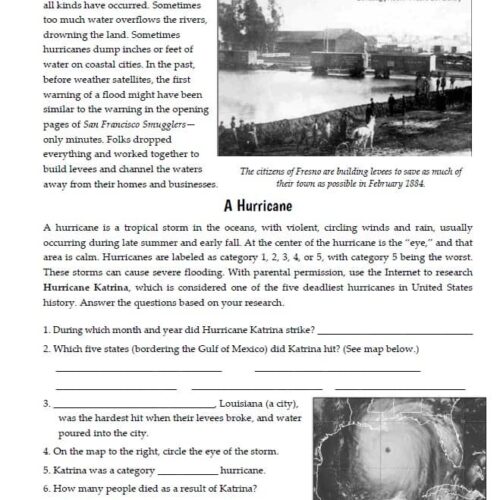 Floods, hurricanes, and storm education resources for homeschooling with historical and weather science insights from San Francisco and Katrina.