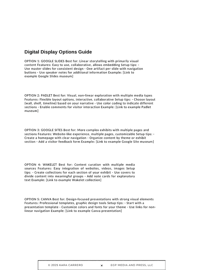 virtual-museum-curator-kit-the.pdf-8.png Google slides digital presentation templates for homeschooling, e-learning, and educational resources to enhance homeschooling experience, interactive lessons, and virtual classroom engagement.