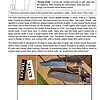 vot2 Bowie knife with a curved blade, wooden handle, and leather sheath, displayed on a wooden surface, symbolizing history and craftsmanship, perfect for homeschooling resources on historical weapons and survival skills.