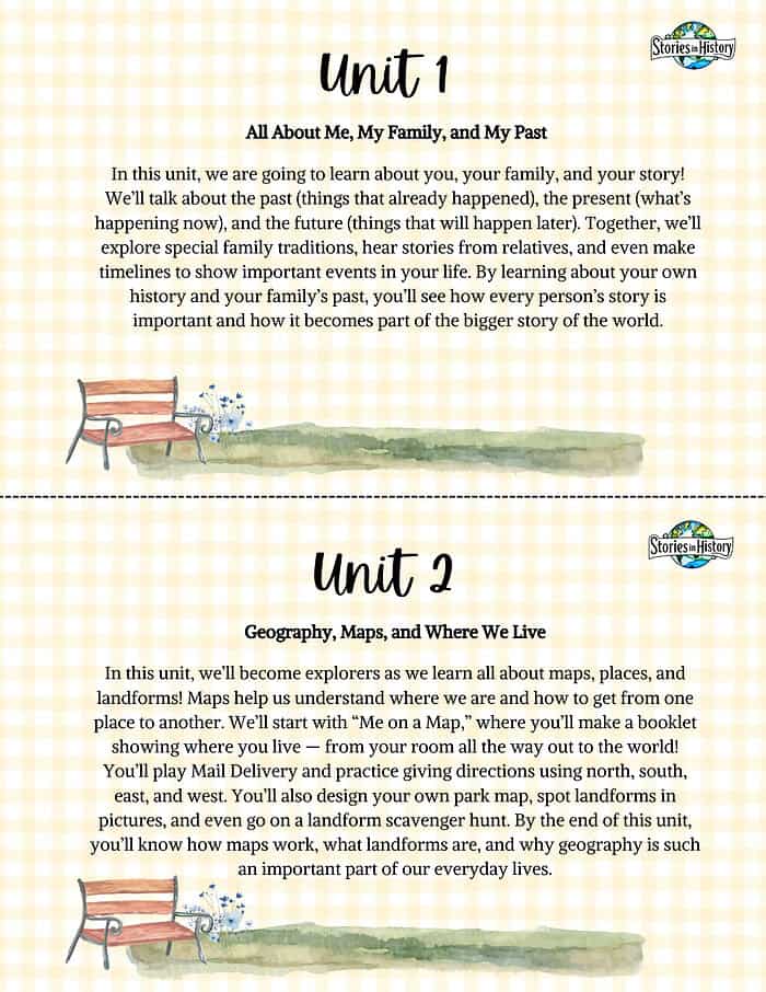 117 My World, My Story | 1st & 2nd Grade Social Studies Curriculum