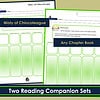 1. Homeschool reading companion sets for chapter books and literature study guides, ideal for homeschooling curricula and personalized learning at home.