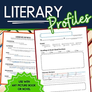 Figurative Language Study Companion for 4th grade and up | Any Picture Book or Novel