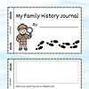 20 A kid dressed as a detective with a magnifying glass, designed for a homeschool family history journal, encouraging family heritage exploration and educational activities.