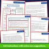 20 Word Bank Cheat Sheet for Homeschool Resource Co. | Educational visual cue tips for effective vocabulary teaching and reading strategies.