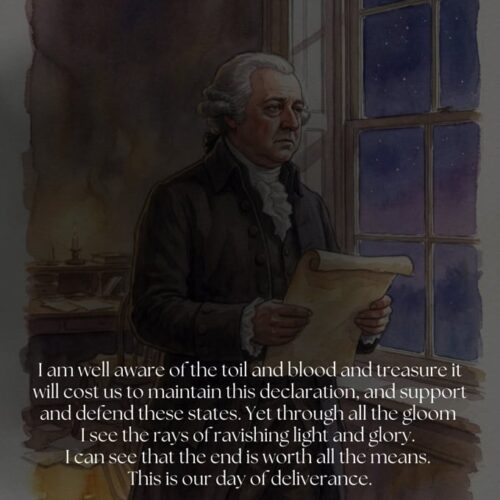 Toil blood treasure declaration support defend distress reveling light glory end worth deliverance John Adams homeschool resources history patriotism educational quote inspiration patriotic history education.
