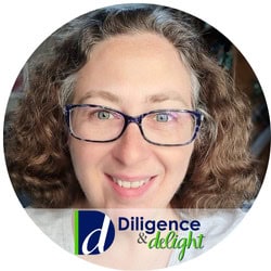 A smiling woman wearing glasses promoting Homeschool Resource Co, supporting homeschooling with resources and curriculum ideas for parents and teachers.