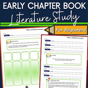 Literary Elements for Beginners using Misty of Chincoteague or Any Chapter Book