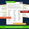 Vocabulary words for homeschool, including key definitions, Tier 1, Tier 2, and high-interest words, to enhance student learning and vocabulary skills. Perfect for homeschooling resources and educational tools.