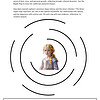 1. Image of a young girl with blonde hair in a pastel dress, symbolizing influence and personality, surrounded by ripple map lines representing educational themes from Homeschool Resource Co.