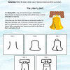 80 Colorful educational sheet teaching how to draw the Liberty Bell, perfect for homeschool learning resources, American history, and citizenship education.