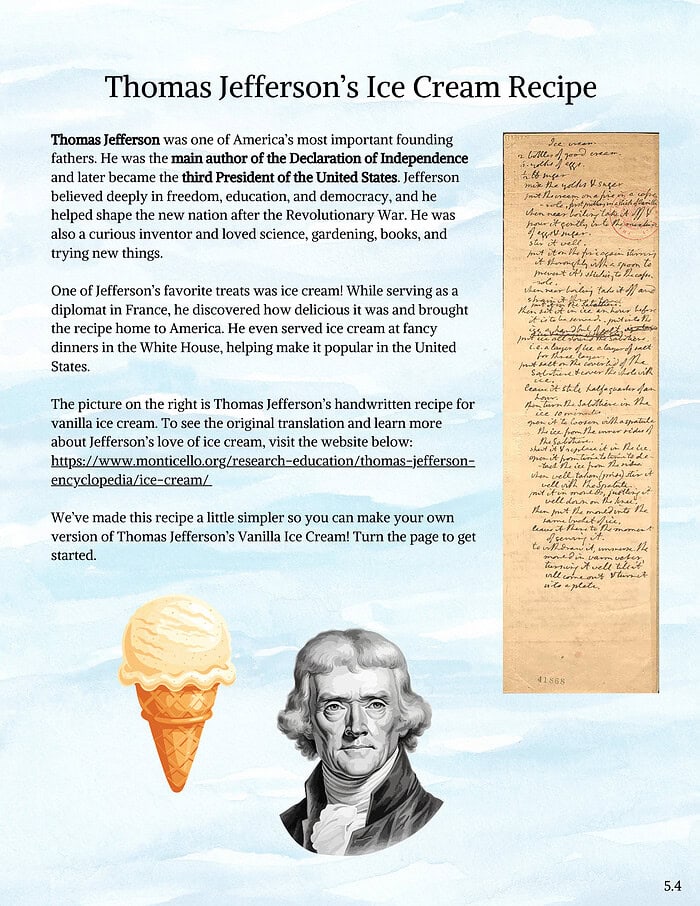 Early American History- Ice Cream Early American History Curriculum | Full-Year Course (1400–1877) | Grades 3–5