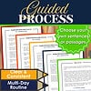 93 Studied dictation daily process sheets for guided homeschool instruction, helping students improve their writing and comprehension skills with a clear, consistent, multi-day routine.