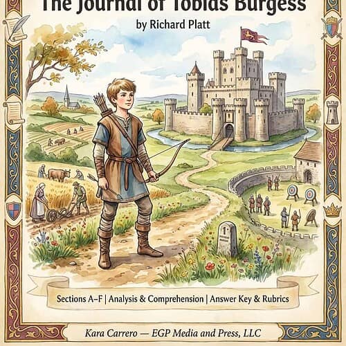 Castle Diary: The Journal of Tobias Burgess Comprehension and Analysis Companion Guide