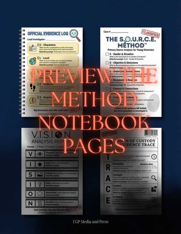 Official homeschool resource notebook pages for homeschooling and educational planning. Includes evidence log, S.O.U.R.C.E method, and vision analysis report for homeschooling success.