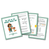 Mini Mystery Mission Product Image Children's homeschool printable detective story worksheet for kids, engaging math and reading activities, fun educational resources for homeschooling families, literacy and math learning games.