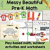 Nature Math Messy Beautiful MATH Preschool: Unit 2: Numbers 6-10