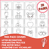 Polka Dots 1. Printable Valentine’s Day tracing pages for kids featuring cute characters, hearts, and gifts to practice letter recognition, handwriting, and fine motor skills in homeschool or classroom settings.