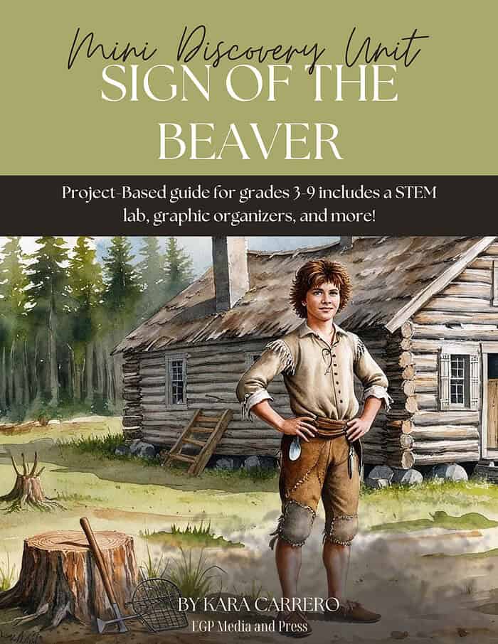 The Sign of the Beaver | Mini Project-Based Novel Study with Character Tracker
