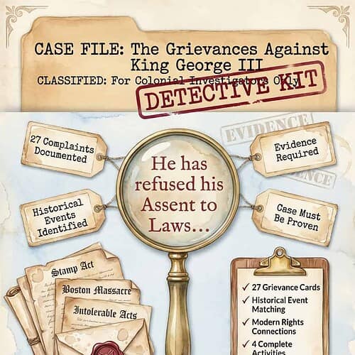 The Grievances Detective Kit: Declaration of Independence 250th Anniversary Edition