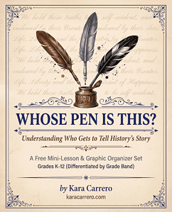 Whose Pen Is This? Free Historical Perspective Lesson for K-12 | Teaching Students to Question Sources