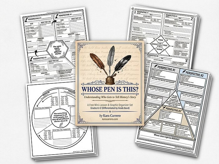 Whose Pen Is This Complete Mockup Whose Pen Is This? Free Historical Perspective Lesson for K-12 | Teaching Students to Question Sources