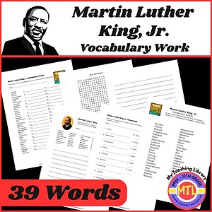 Martin Luther King Jr. Vocabulary