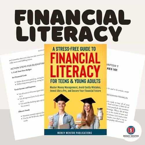 1. Financial literacy guide for teens and young adults, teaching money management, investing, and avoiding costly mistakes for homeschooling families.
