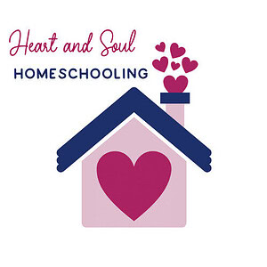 cropped-Heart-and-Soul-Homeschooling-2.jpg 1. Heart and Soul homeschooling logo featuring a house with a large pink heart and multiple smaller hearts, perfect for homeschooling resources and educational support.