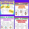 cropped-Roll-A-Story-Bundle-png-pin.jpg Roll a story writing fun for homeschoolers, seasonal Halloween, fall, spring, and Christmas printable prompts for kids, perfect for homeschooling, classroom activities, and educational resources.