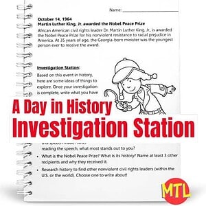 A Day in History – Investigation Station | Martin Luther King Jr