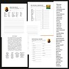 Racial inequality and social justice themed homeschool worksheets featuring Martin Luther King Jr. with keywords like equality, rights, protest, and discrimination for educational purposes.