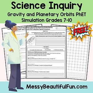 Free Science Inquiry Lab Experiment: Phet Solar System Simulation